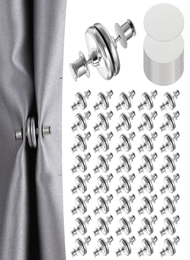 ADLABLD 40Pairs Curtain Magnets, Curtain Magnets Closure Magnetic Curtains Clips Prevent Light Leaking, Keep Curtains Closed for Home Bedroom Bathroom Office Draperies - Image 1
